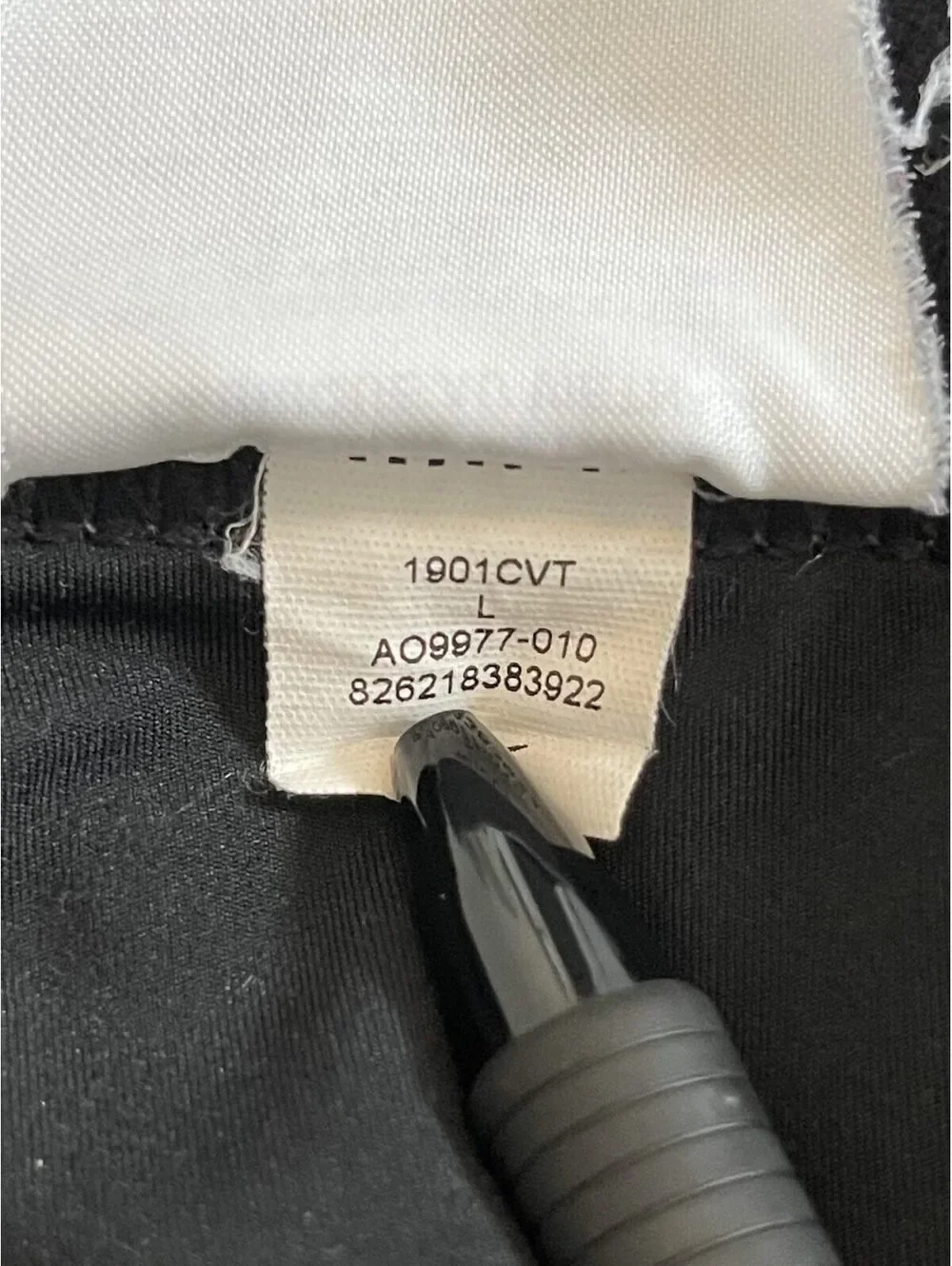 Nike Pro Compression Training Shorts Black White Logo Women's Large